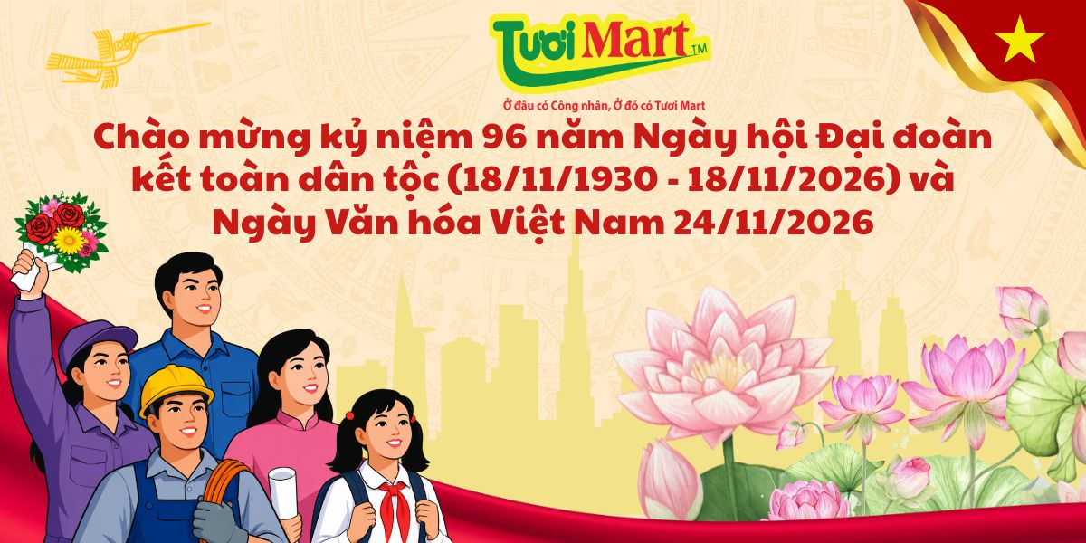 Chào mừng kỷ niệm 96 năm Ngày hội Đại đoàn kết toàn dân tộc (18/11/1930 - 18/11/2026) và Ngày Văn hóa Việt Nam 24/11/2026